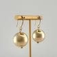 20mm Metal Ball Earrings - Gold