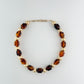 Gold& Brown Beaded Necklace