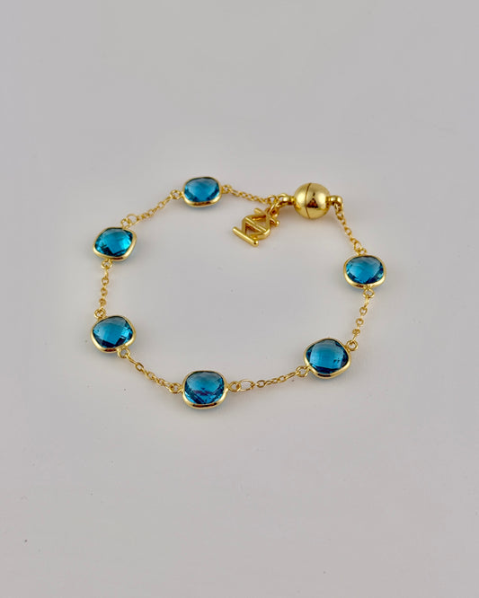 Blue Crystal Bracelet