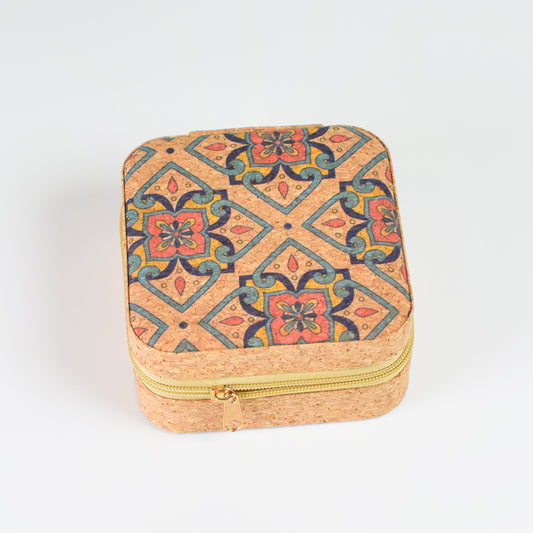 Cork Jewelry Storage Box - C