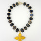 Smokey Labradorite Kait Cross Necklace