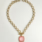 Gem Necklace - Pink
