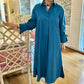 Elizabeth 3/4 Sleeve Midi Dress