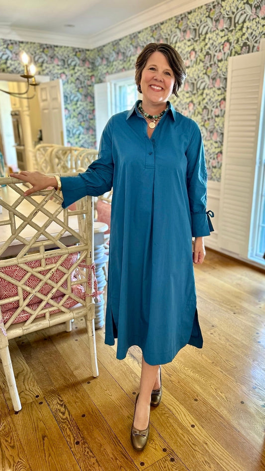Elizabeth 3/4 Sleeve Midi Dress