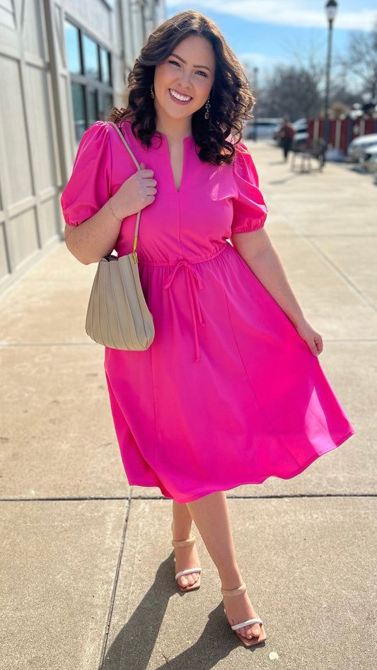 Jude Connally Peony Pink Cassandra Dress