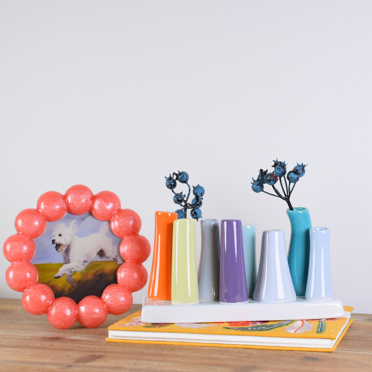 Pooley Modern Bud Vase - Orange