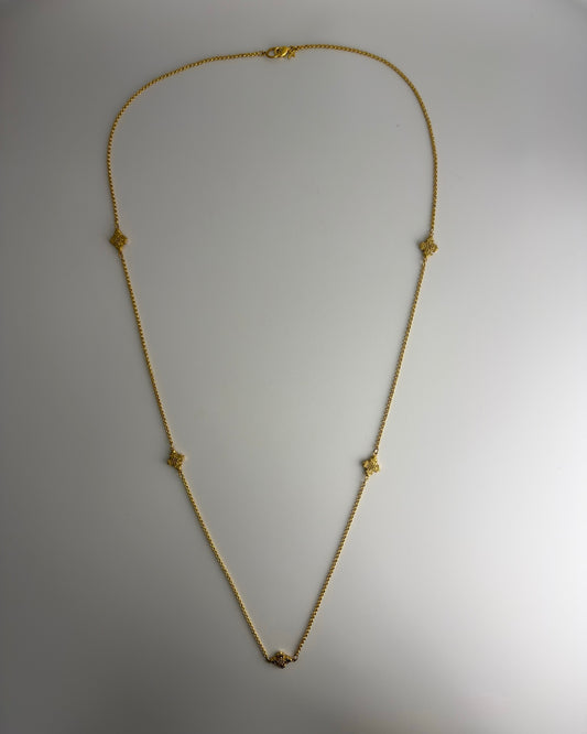34" 5 Cross Necklace
