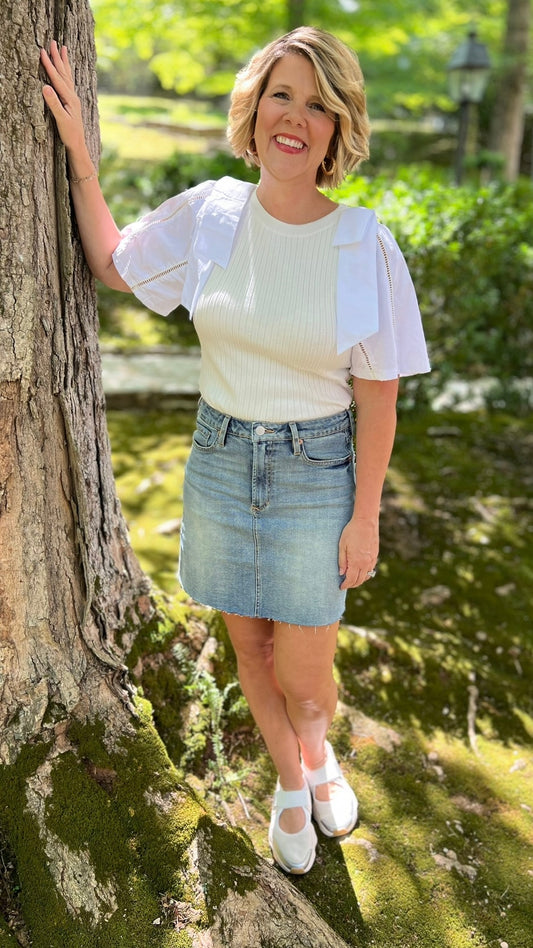 Dear John Bridgeport Quinn Denim Skirt