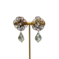 Flower Earrings with Pearl