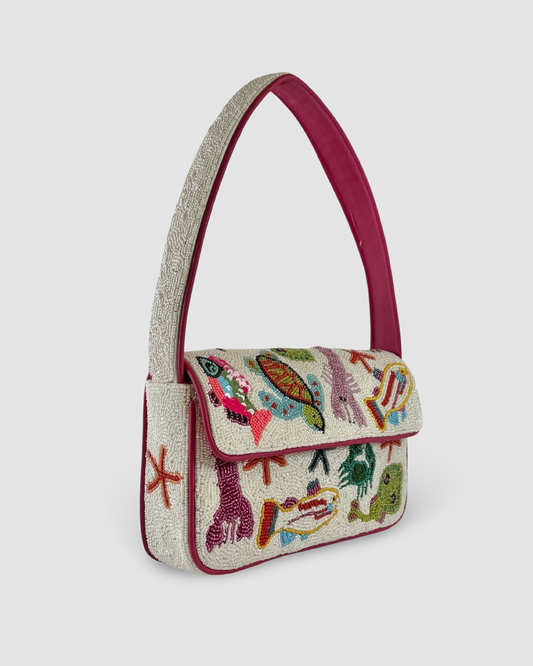 Underwater Tales Beaded Bag