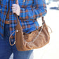 Cinch Bag - Tan Suede