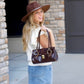 Chocolate Leather Shoulder Bag