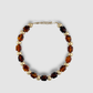 Gold& Brown Beaded Necklace