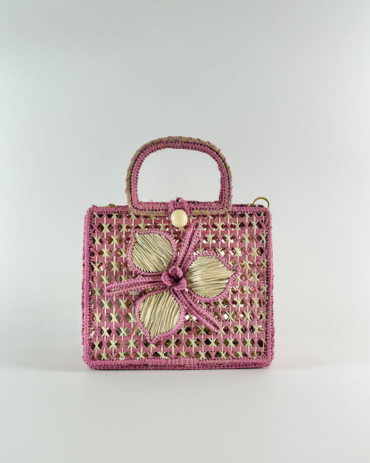 Lupita Pink & Natural Bag