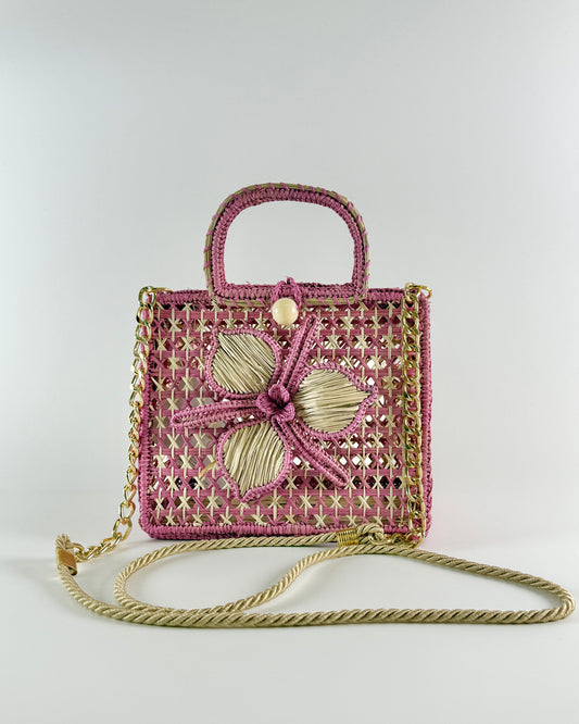 Lupita Pink & Natural Bag