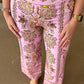 Lilac Linen Kaleidoscope Trouser