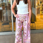 Lilac Linen Kaleidoscope Trouser