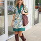 Charlotte Floral Dress - Ecru