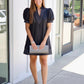 Charlotte Black Embroidered Dress