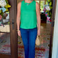 Joyce Sleeveless Top - Green
