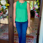 Joyce Sleeveless Top - Green