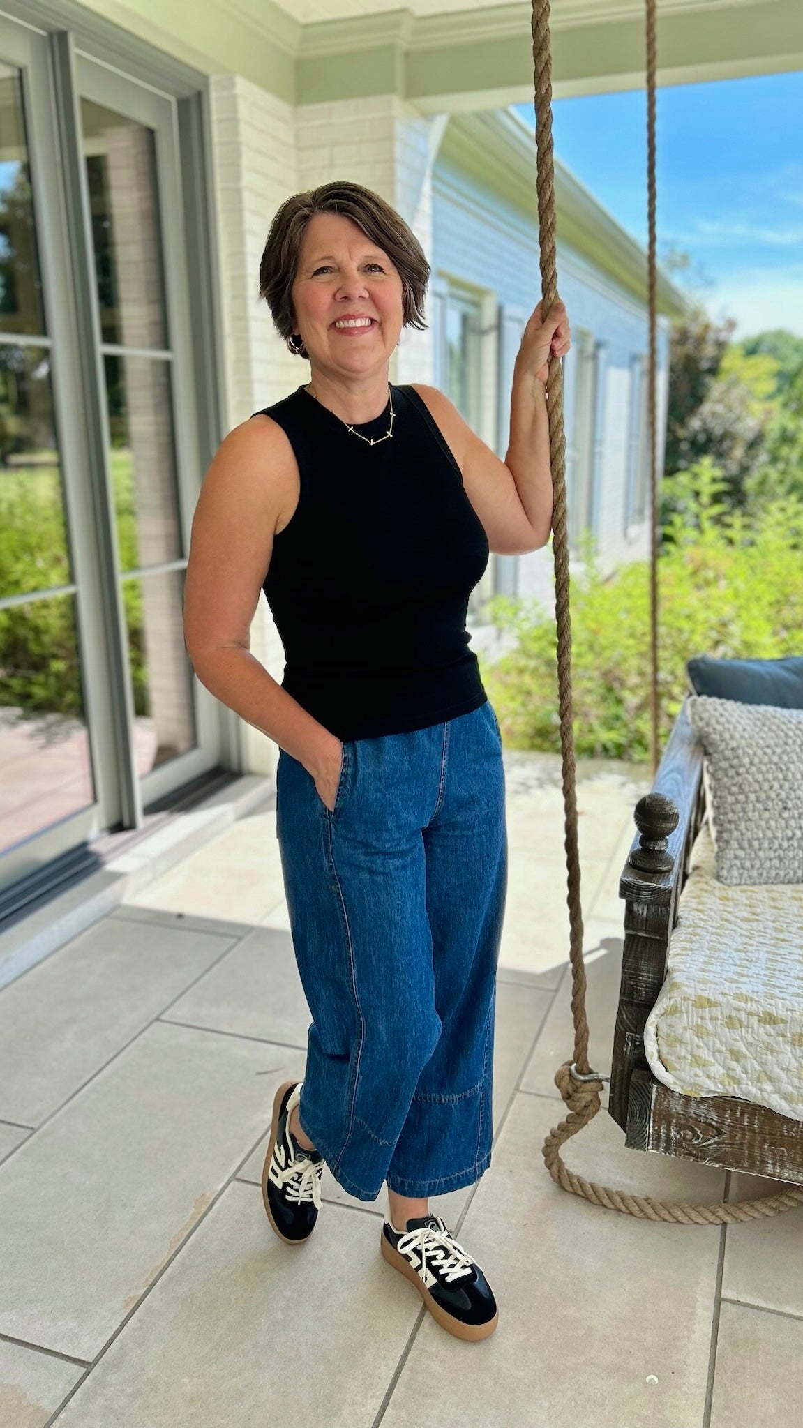IVY JANE BARREL JEANS - INDIGO
