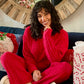 PJ Salvage Cozy Chenille Pant - Red
