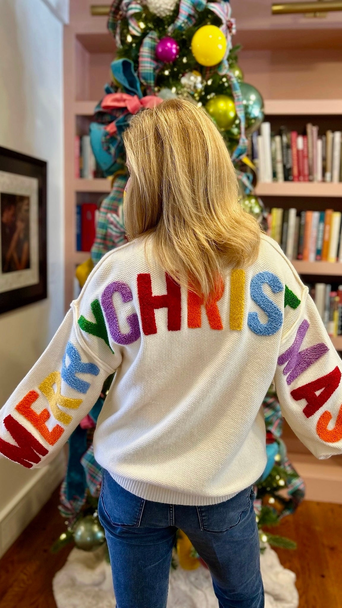 Merry Christmas Sweater - Ivory