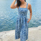 Jackie Chain Midi Dress - Denim