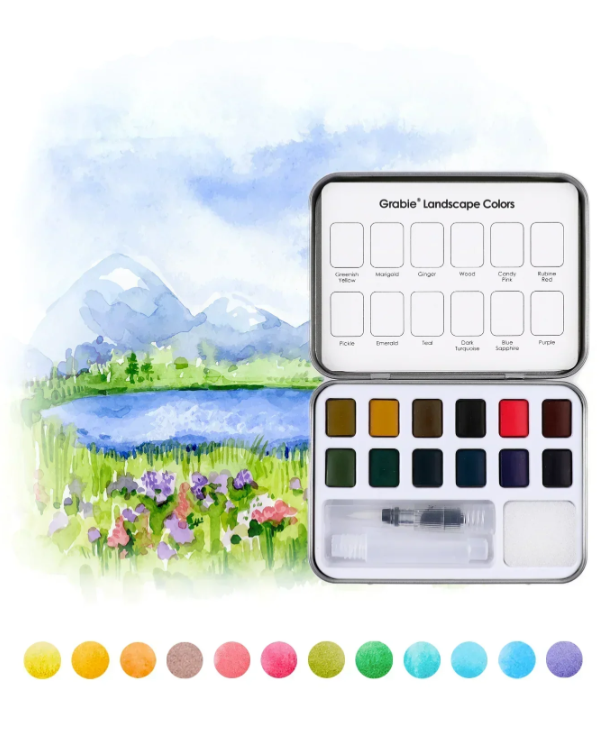 Landscape Watercolor Pocket Set