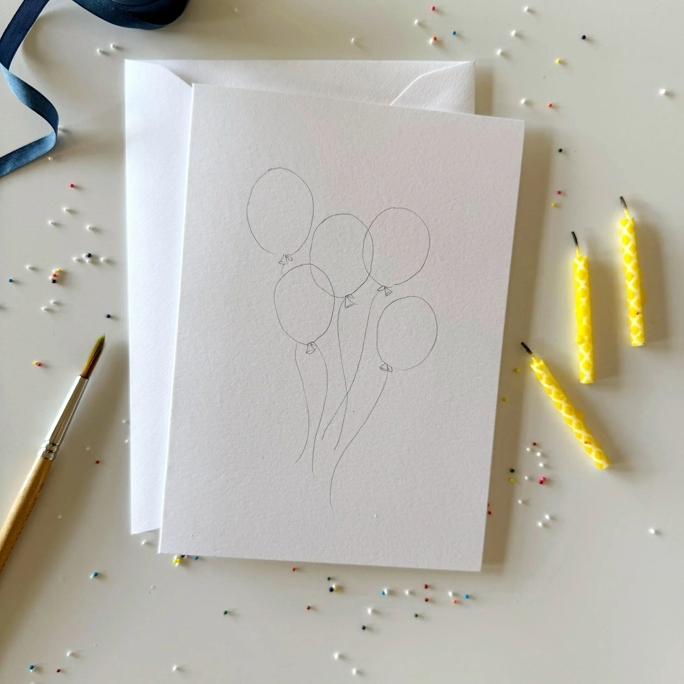 Celebrate Printable Watercolor Notecard Set