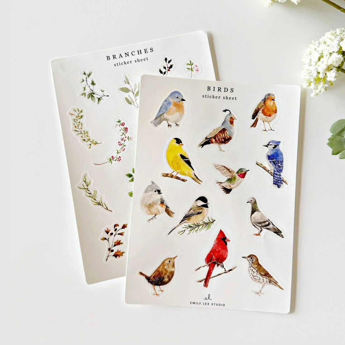 Bird Sticker Sheets