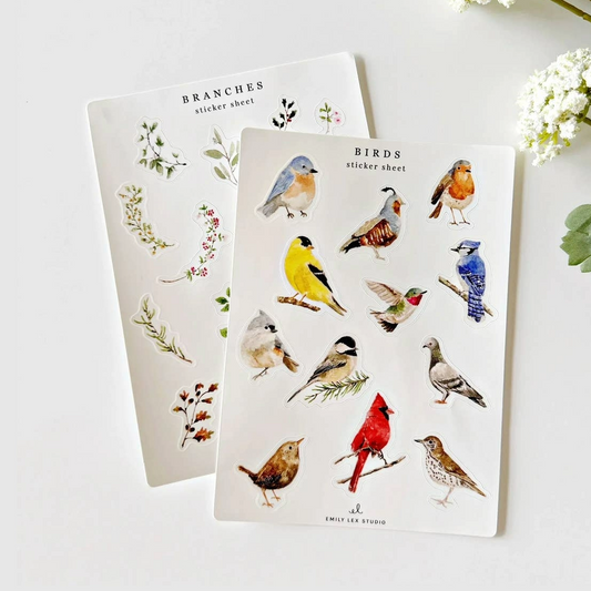 Bird Sticker Sheets