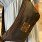 Leather Goods Belted Sling Bag Chocolate