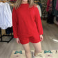 Quilted Queen Sweatshirt - Red