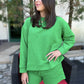 Quilted Queen Elastic Band Shorts - Shamrock