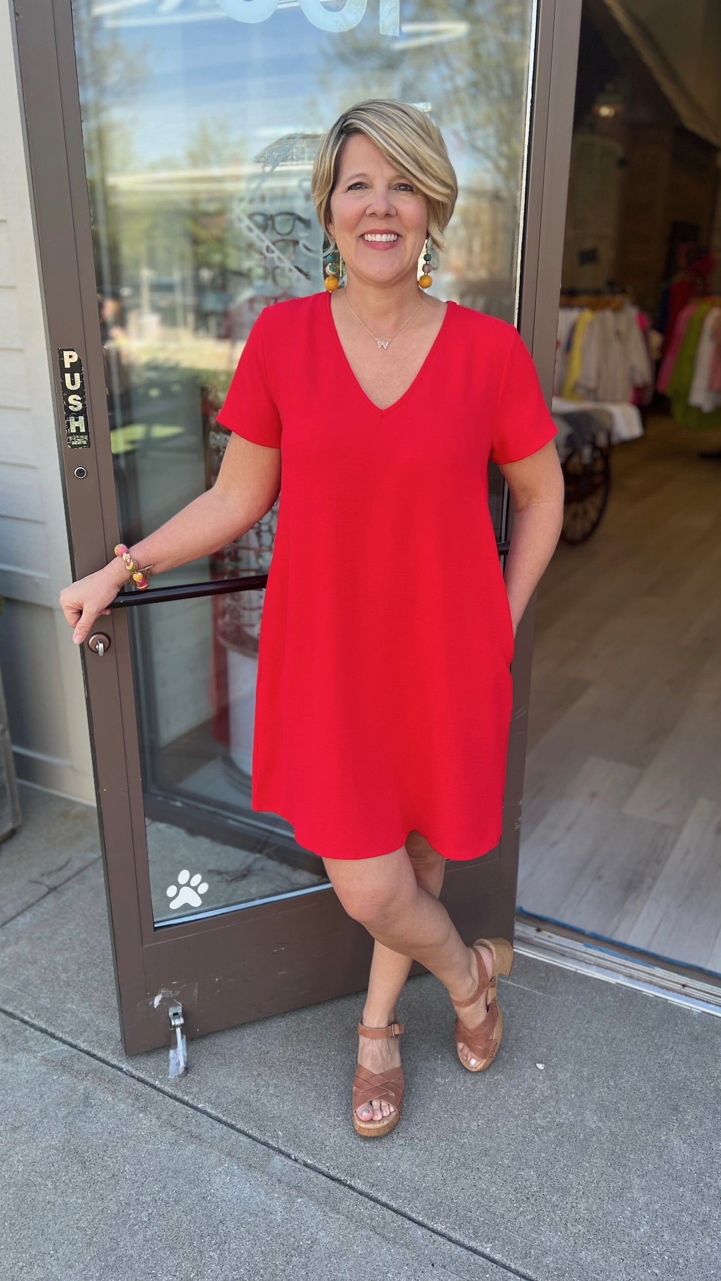 Little Everyday Dress - Red