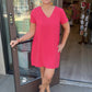 Little Everyday Dress - Coral