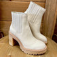 Dolce Vita Caster H20 Booties- Ivory Leather