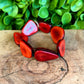 Tagua Pebble Strand Bracelet - Red