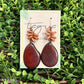 Tagua Wood Work Earrings